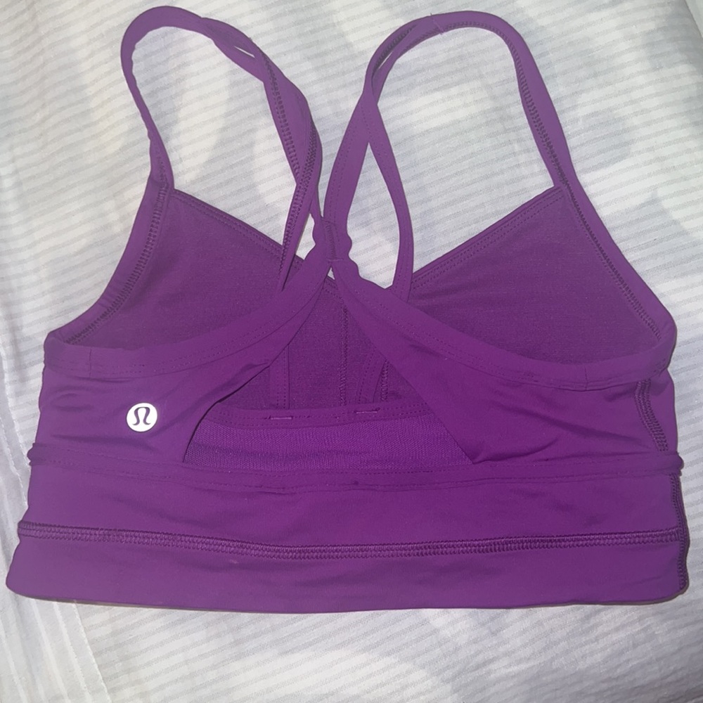 Purple Lululemon sports bra- barely worn!